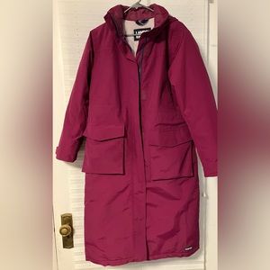 Land’s End Squall Waterproof Insulated Winter Stadium Coat size small
